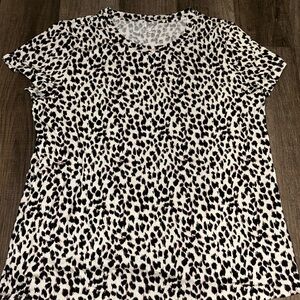 Maurice’s brand cheetah print short sleeve top